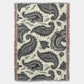 ペイズリー宮殿 スローブランケット (正面縦)
