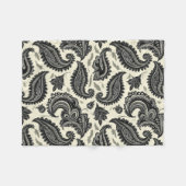 ペイズリー宮殿 フリースブランケット (正面(横))