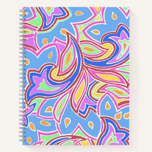 ペイズリー数々の ノートブック (正面)