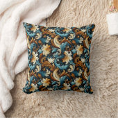ペイズリー柄 クッション (ブランケット)