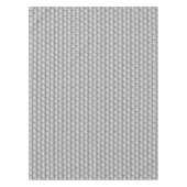 ペイズリー柄、シルバーグレー/グレーと白 テーブルクロス (正面)