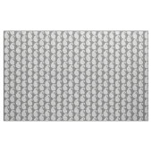 ペイズリー柄、シルバーグレー/グレーと白 ファブリック (ヤード)