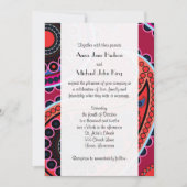 ペイズリー柄, ペルシャのペイズリー, ボテー, 結婚式 招待状 (正面)