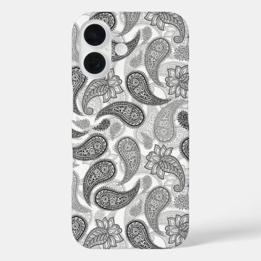 ペイズリー柄  Case-Mate iPhoneケース (裏面)