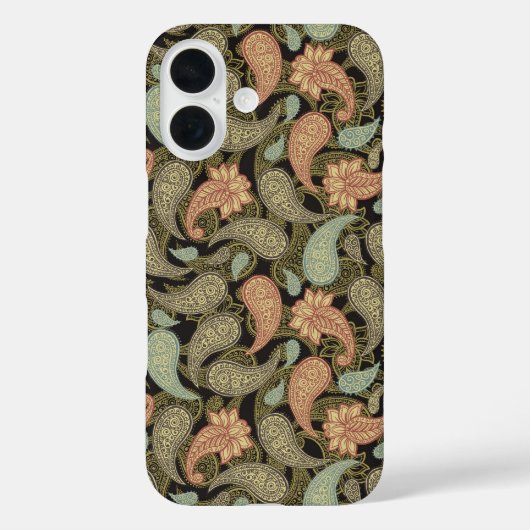 ペイズリー柄 Case-Mate iPhoneケース (裏面)