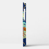 ペイズリー水彩花模様タイル:花, f Case-Mate iPhoneケース (裏面 / 左)