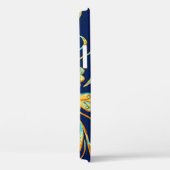 ペイズリー水彩花模様タイル:花, f Case-Mate iPhoneケース (裏面 / 右)