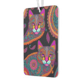 ペイズリー猫ちゃん カーエアーフレッシュナー (左)