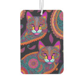 ペイズリー猫ちゃん カーエアーフレッシュナー (裏面)