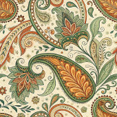 ペイズリー素朴スロー – Boho Earthカラーブレンド フリースブランケット