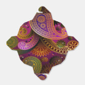 ペイズリー紫 フェイバーボックス (折り畳みなし)