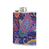 ペイズリー紫 フラスク (左)