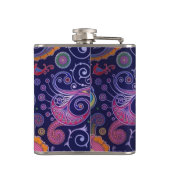 ペイズリー紫 フラスク (裏面)
