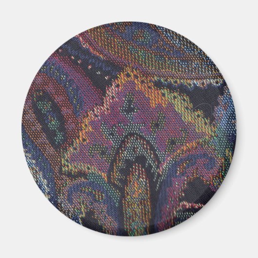 ペイズリー紫 マグネット (正面)