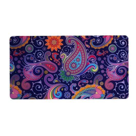 ペイズリー紫 ラベル (正面)