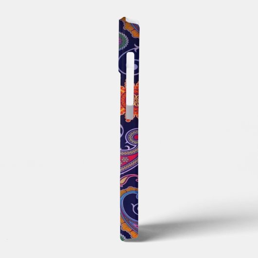 ペイズリー紫 Case-Mate iPhoneケース (裏面 / 左)