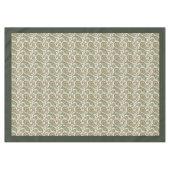 ペイズリー自然テーブルクロス – ボーホチャームfor Dining テーブルクロス (正面(横))