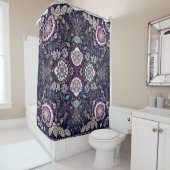 ペイズリー花柄 シャワーカーテン (インサイチュ)