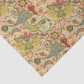 ペイズリー花飾ティッシュペーパー 薄葉紙 (詳細)