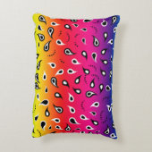 ペイズリー虹 アクセントクッション (裏面(縦))