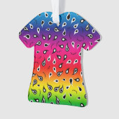 ペイズリー虹 オーナメント (正面)