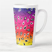 ペイズリー虹 カフェラテマグ (右)