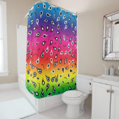 ペイズリー虹 シャワーカーテン (インサイチュ)