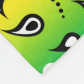 ペイズリー虹 フリースブランケット (角)