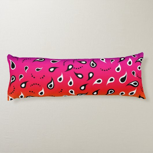 ペイズリー虹 ボディピロー (裏面)