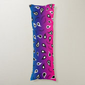 ペイズリー虹 ボディピロー (正面縦)