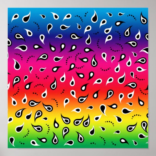 ペイズリー虹 ポスター (正面)