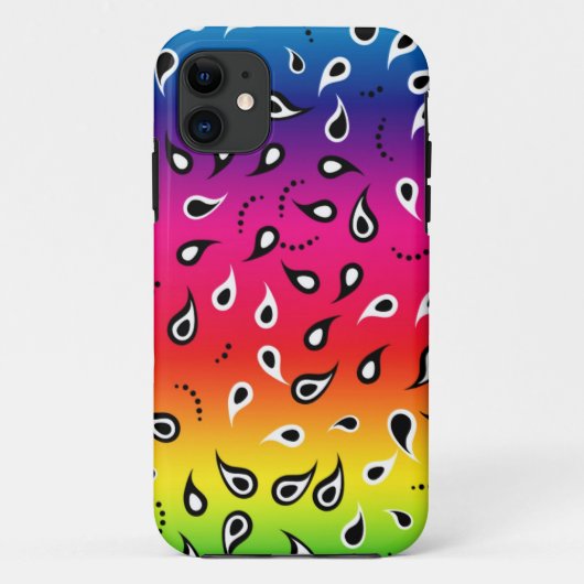 ペイズリー虹 Case-Mate iPhoneケース (裏面)