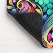 ペイズリー装飾模様 マウスパッド (コーナー)