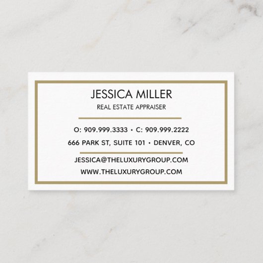 ペイズリー金ゴールドRubyラグジュアリーエレガントスクリプト 名刺 (裏面)