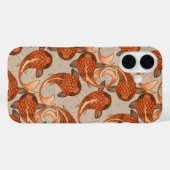 ペイズリー魚ビスク Case-Mate iPhoneケース (裏面 (横))