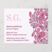 ペイズリー エレガント チラシ (裏面)