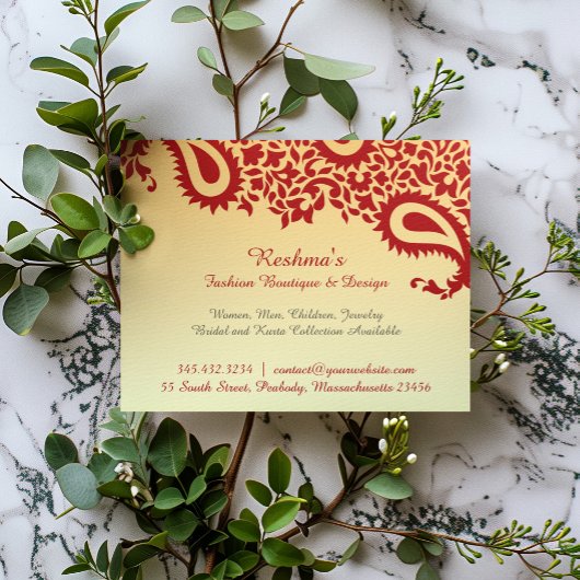 ペイズリー エレガント チラシ