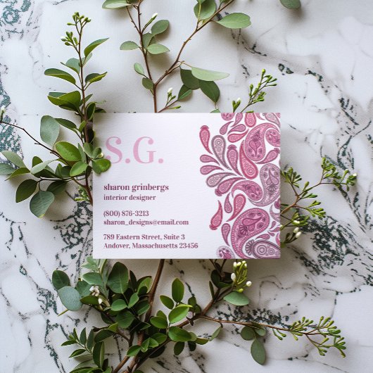 ペイズリー エレガント チラシ