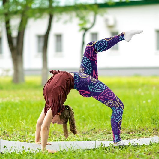 ペイズリー カプリレギンス