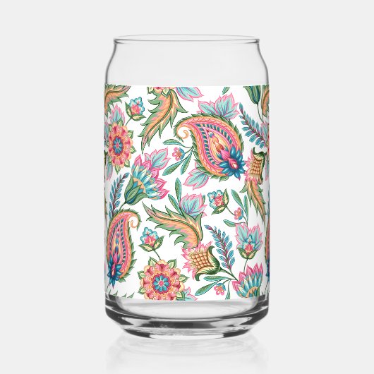 ペイズリー ガラス缶 (正面)