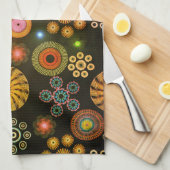 ペイズリー キッチンタオル (四つ折り)