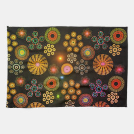 ペイズリー キッチンタオル