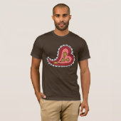 ペイズリー ハート メンズ ダークシャツ Tシャツ (正面フル)