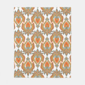 ペイズリー フリースブランケット (正面)