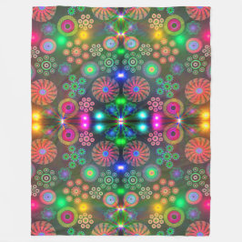 ペイズリー フリースブランケット