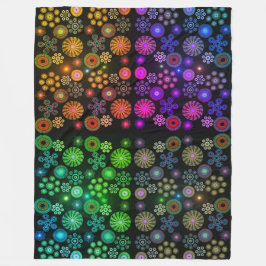 ペイズリー フリースブランケット