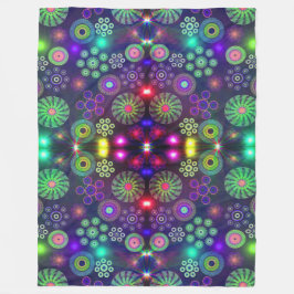 ペイズリー フリースブランケット