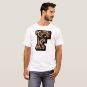 ペイズリー モノグラム - F Tシャツ (正面フル)