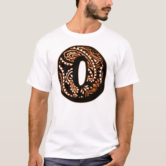 ペイズリー モノグラム - O Tシャツ (正面)