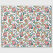 ペイズリー ラッピングペーパー (フラット)